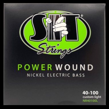 SIT Strings Power Wound Nickel NR40100L Cusom Light Bass Guitar Strings FPM26