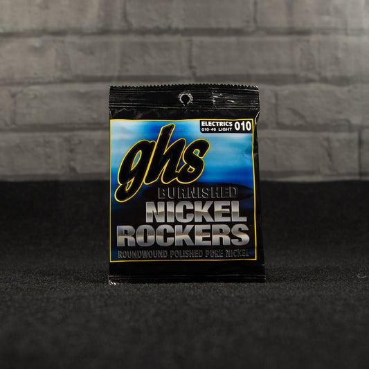 GHS Burnished Nickel Rockers BNR-L Pure Nickel Electric Guitar Strings