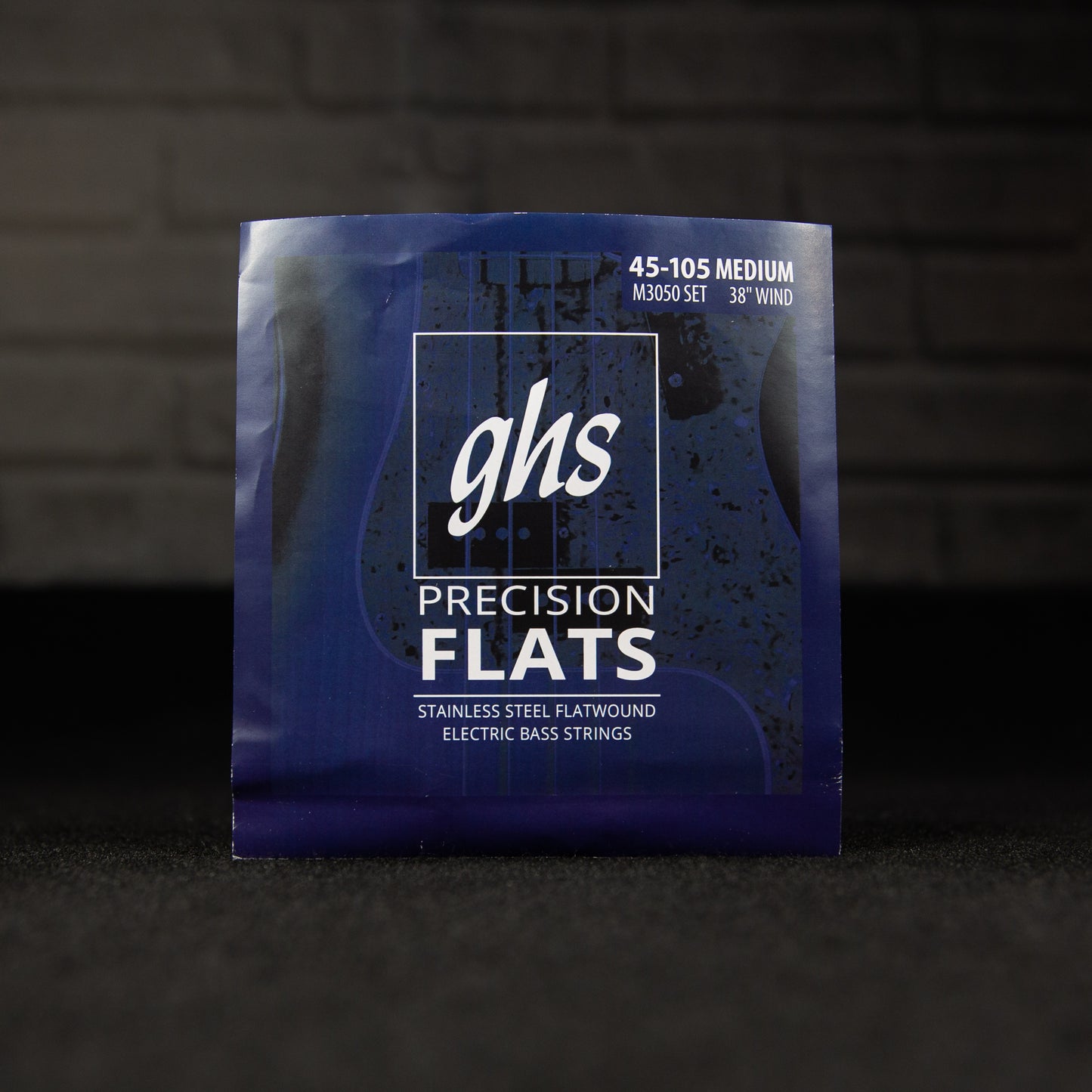 GHS Precision Flats M3050 Flatwound 4 String Bass Strings 45 105