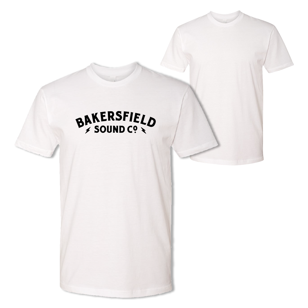 Bakersfield Sound Co Classic Short Sleeve White Tee