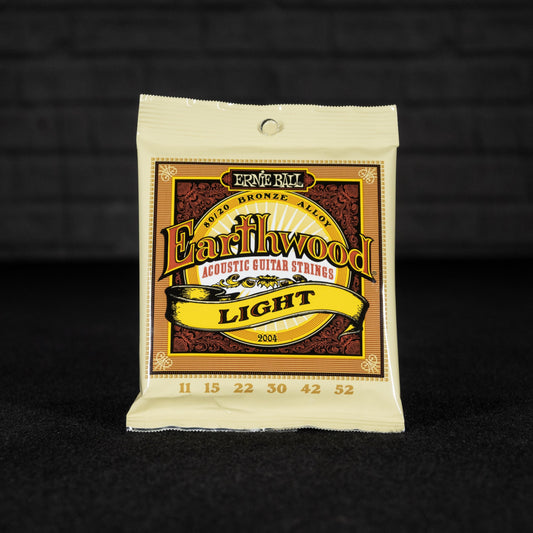 Ernie Ball Earthwood Light 80/20 Bronze Acoustic Guitar Strings - 11-52 GAUGE - Impulse Music Co.