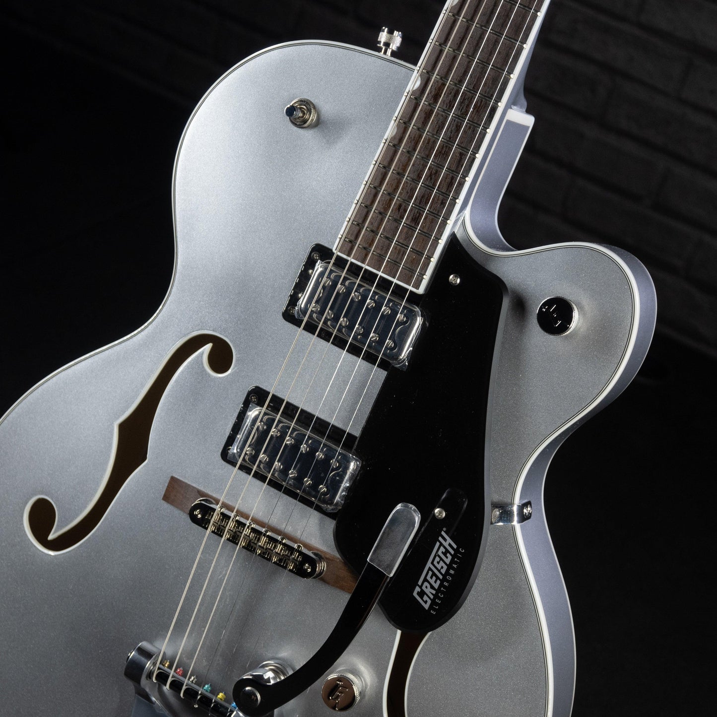 Gretsch G5420T Electromatic Classic Hollow Body Electric Guitar with Bigsby (Airline Silver) - Impulse Music Co.