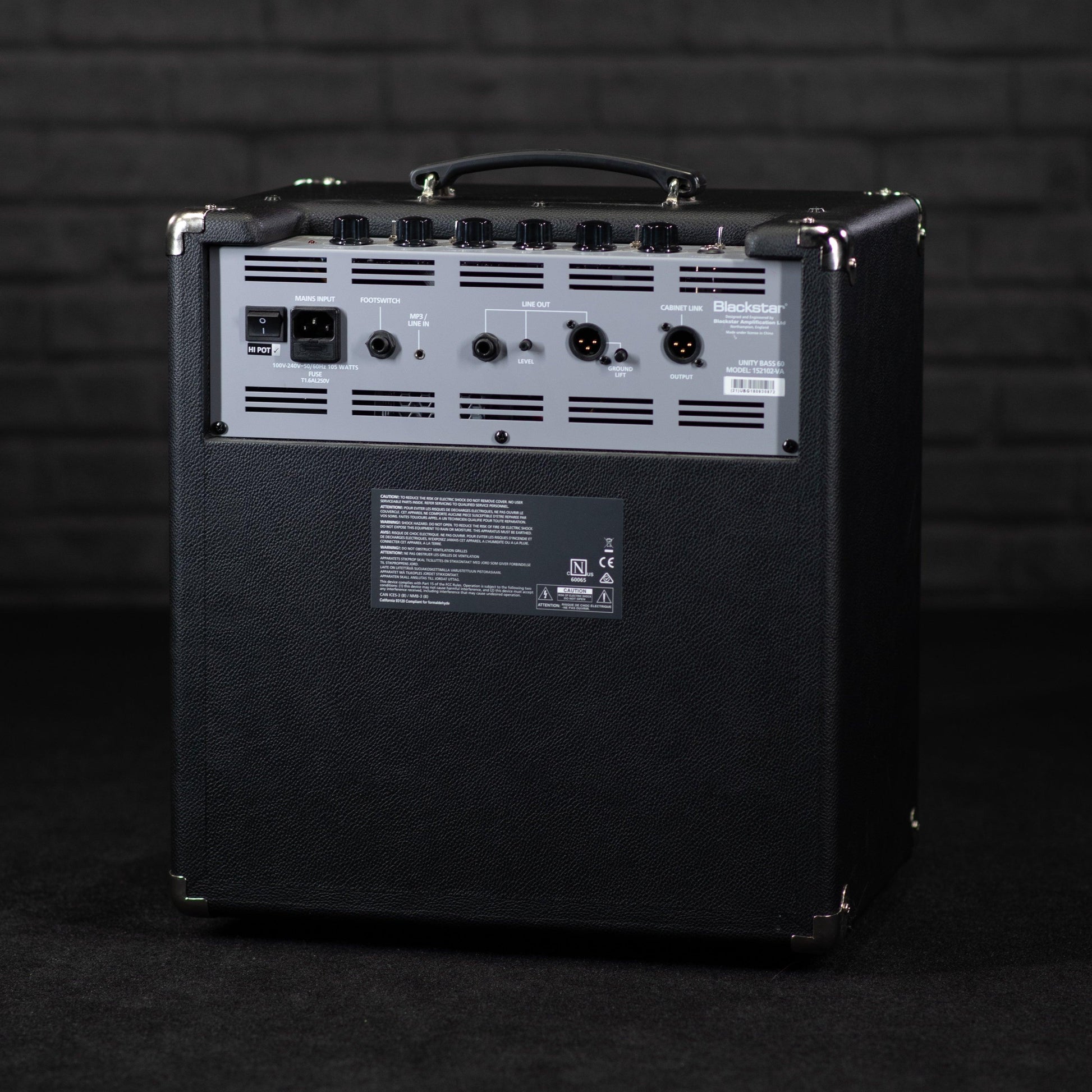 Blackstar Unity U60 Combo Bass Amplifier - Impulse Music Co.