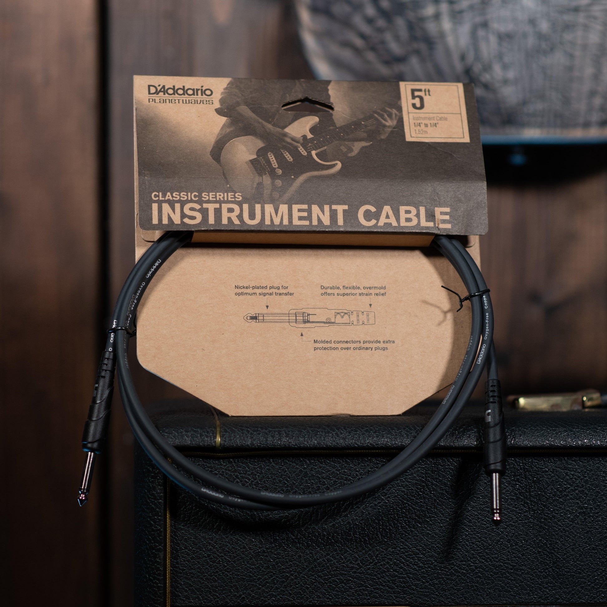 D'addario Classic Series Cable 5 ft. - Impulse Music Co.