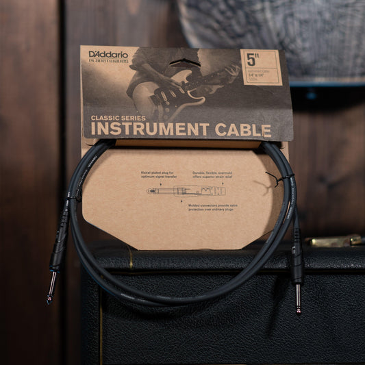 D'addario Classic Series Cable 5 ft. - Impulse Music Co.