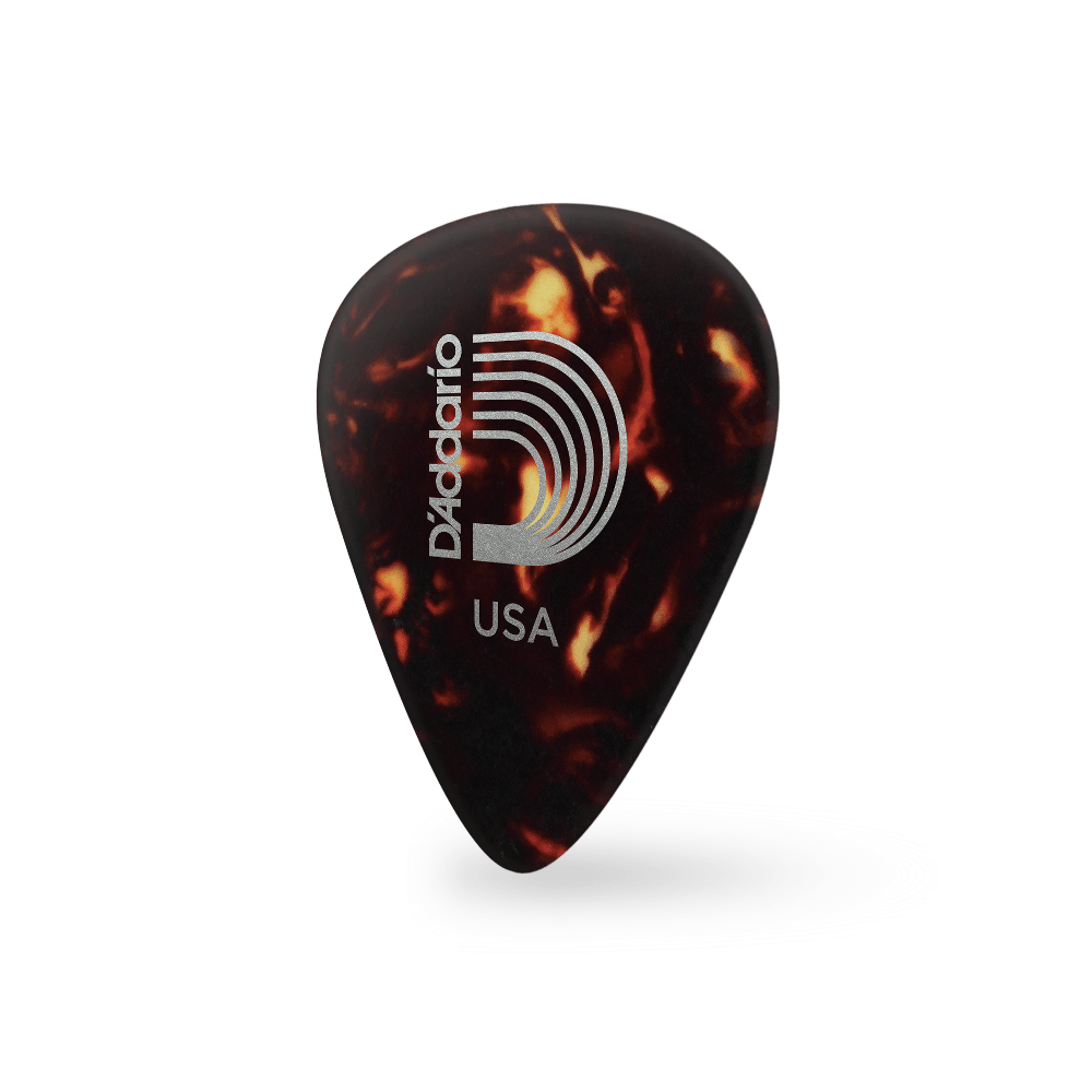 D'Addario Classic Celluliod Picks - Shell Light .50mm 10pk