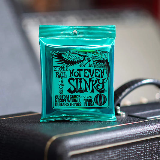 Ernie Ball Not Even Slinky Nickel Wound Electric Guitar Strings 12-56