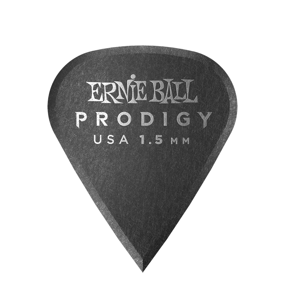 Ernie Ball 1.5MM Black Sharp Prodigy Picks 6-Pack - Impulse Music Co.
