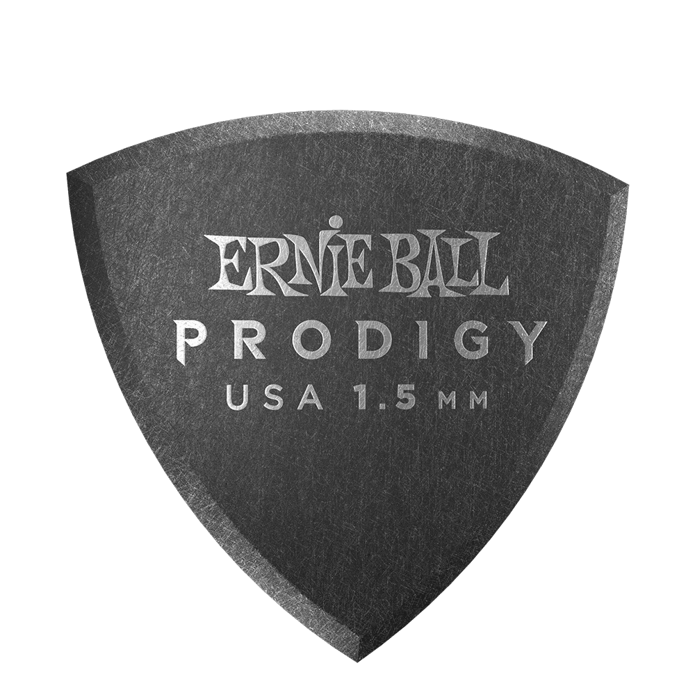 Ernie Ball 1.5MM Black Shield Prodigy Picks 6-Pack - Impulse Music Co.