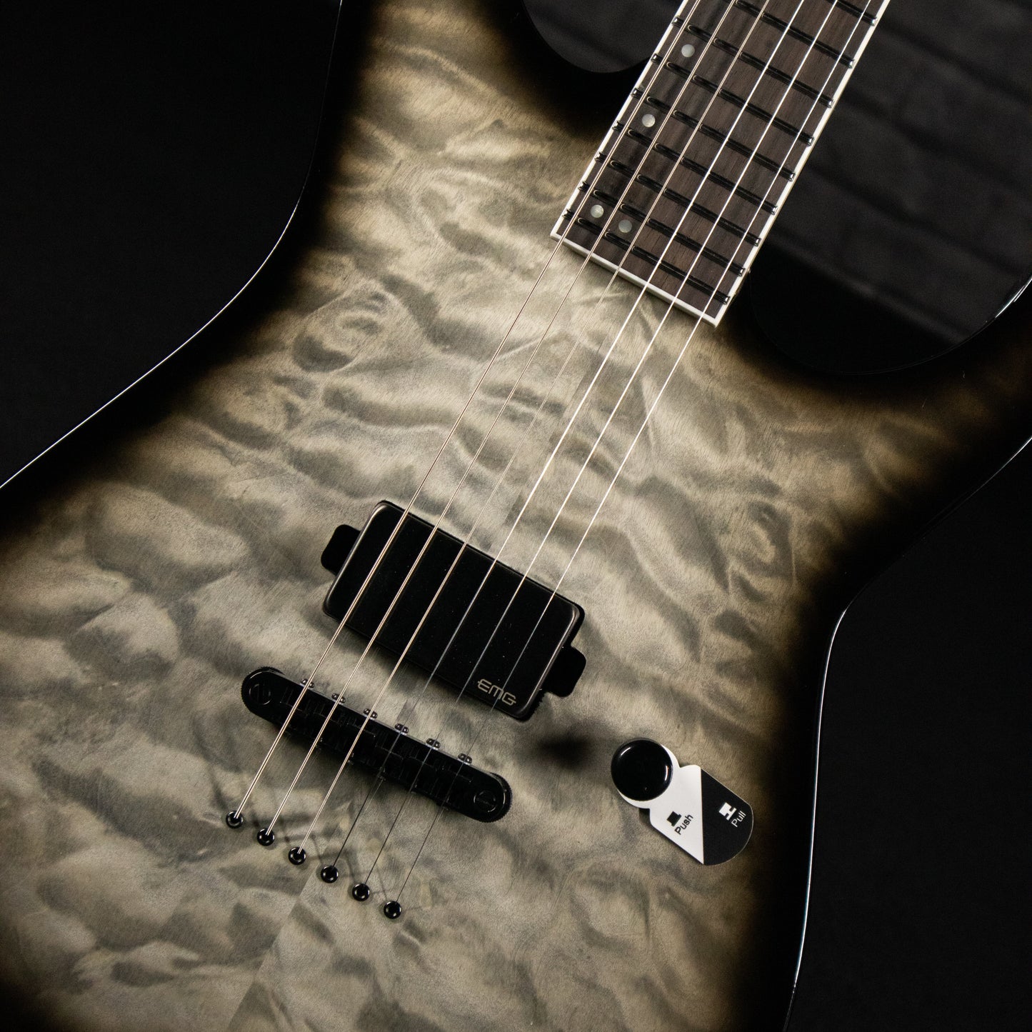 ESP LTD M 1001 NT Charcoal Burst 6 String Electric Guitar