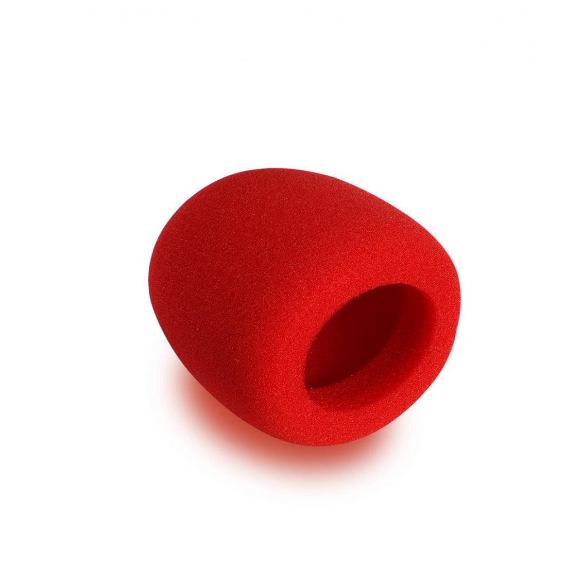 On-Stage Foam Microphone Windscreen Red - Impulse Music Co.