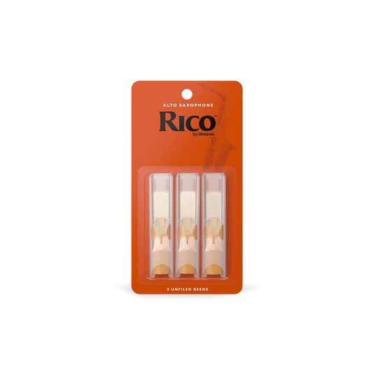 Rico by D'Addario Alto Saxophone Reeds 2.0, 3-Pack - Impulse Music Co.
