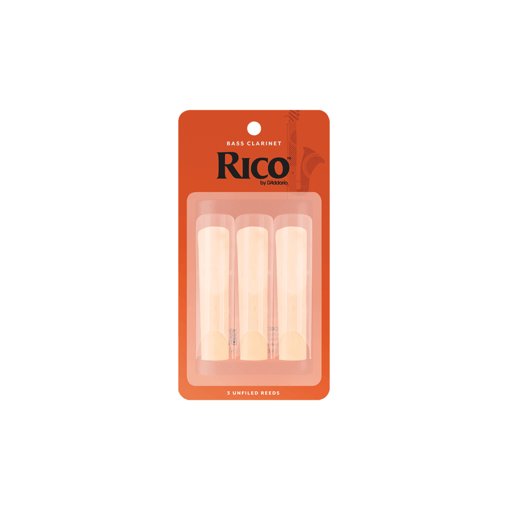 Rico by D'Addario Bass Clarinet Reeds 2.5, 3-Pack - Impulse Music Co.