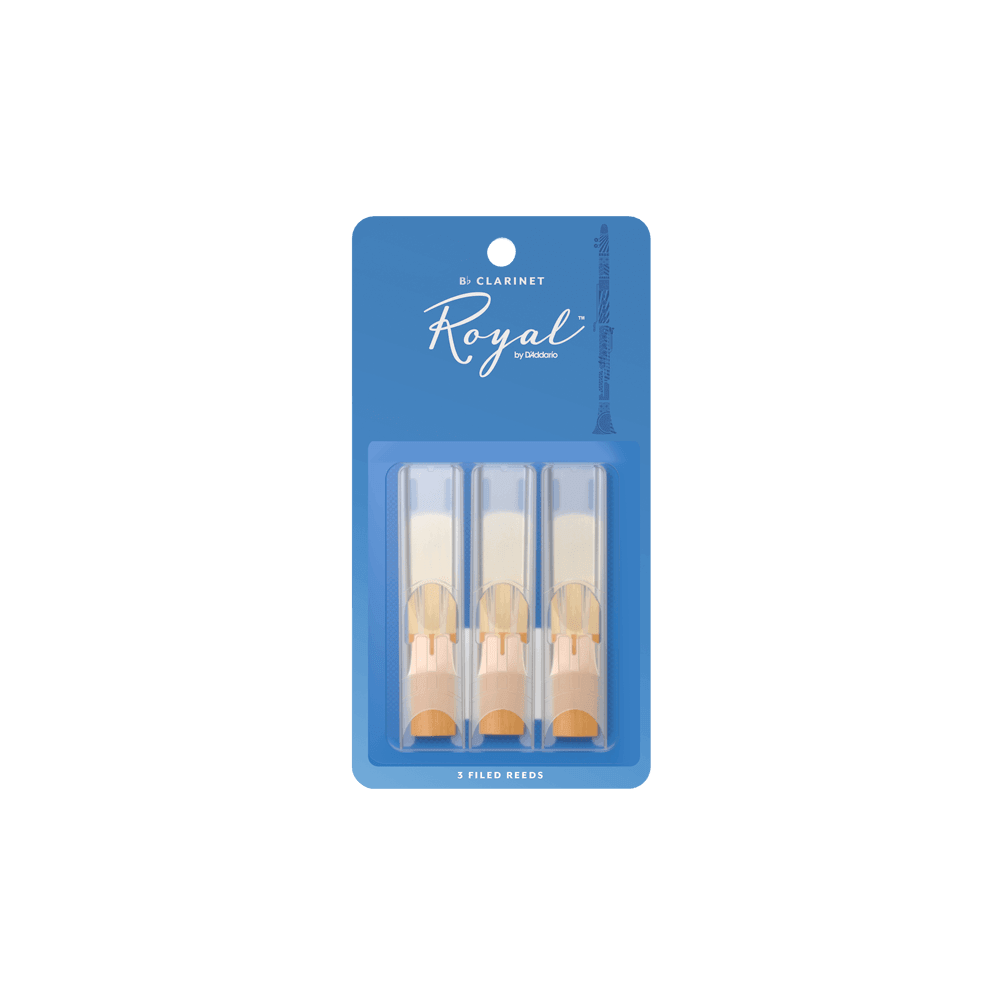 Royal by D'Addario Bb Clarinet Reeds 3.0, 3-Pack - Impulse Music Co.