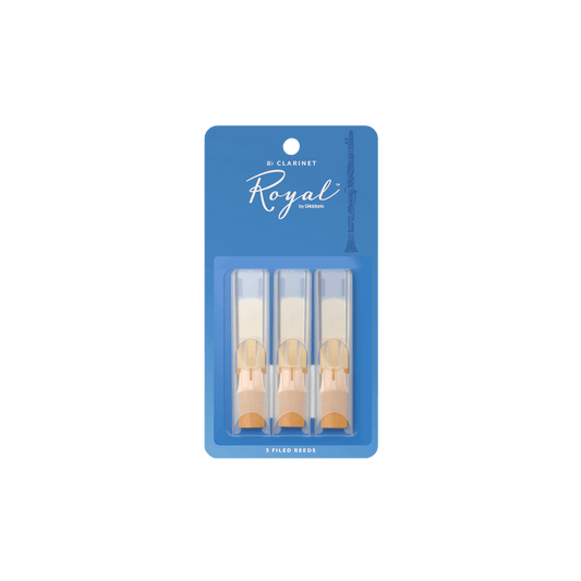 Royal by D'Addario Bb Clarinet Reeds 3.0, 3-Pack - Impulse Music Co.