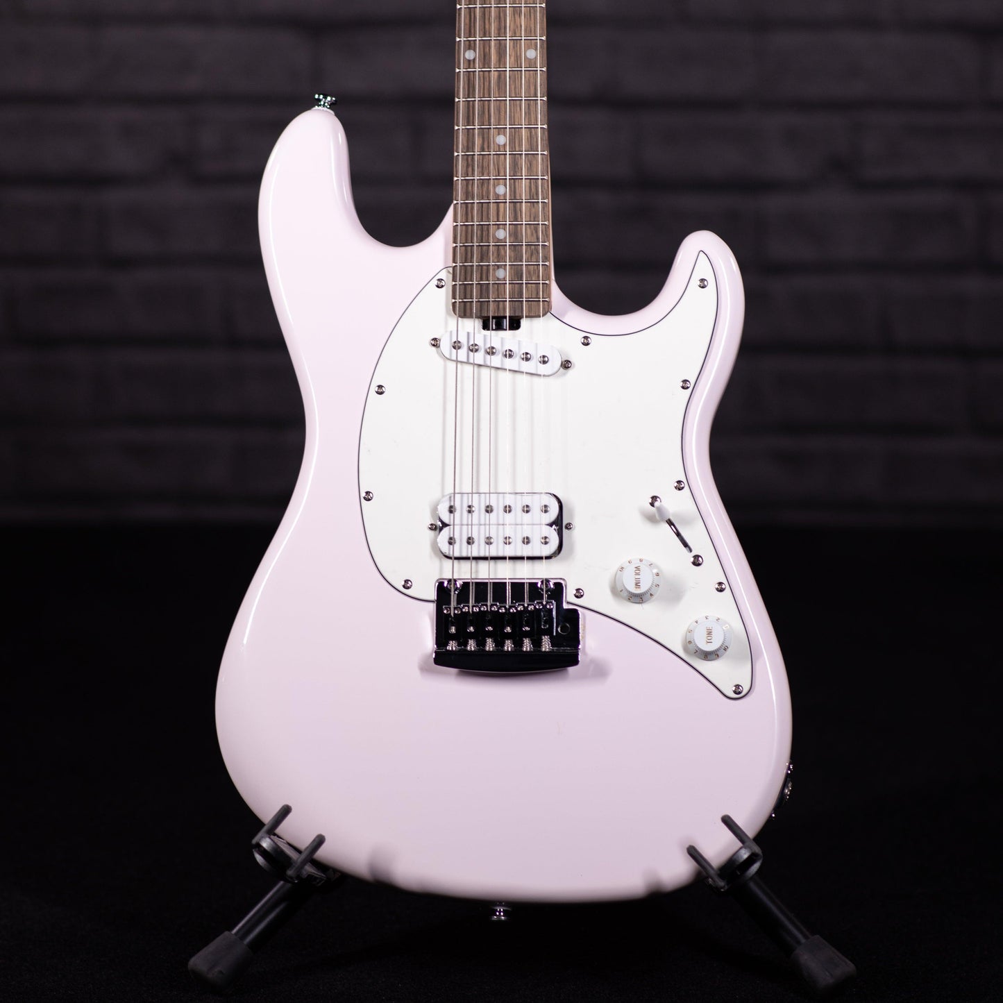 Sterling by Music Man Cutlass Short Scale CTSS30HS (Shell Pink) - Impulse Music Co.