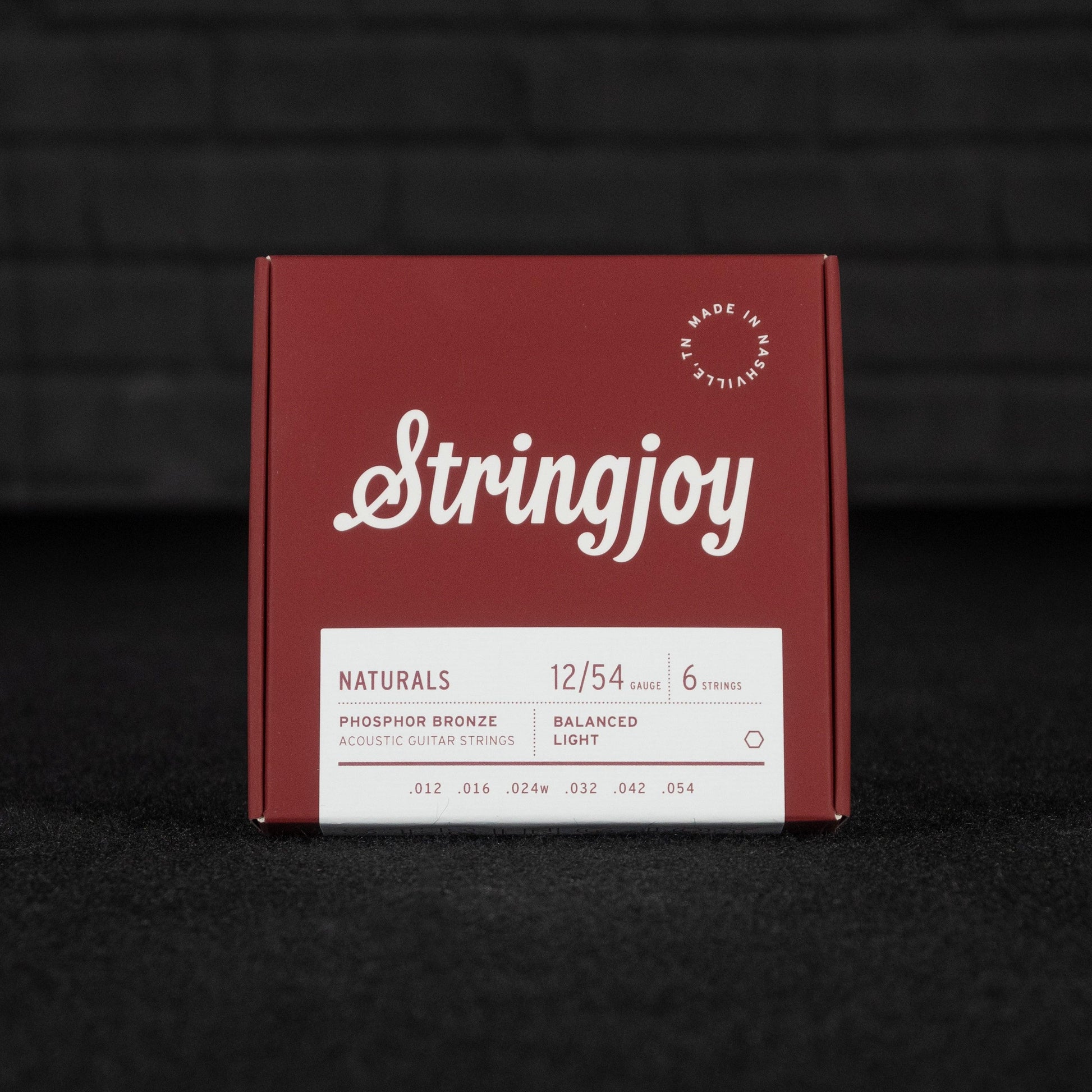 Stringjoy Naturals | Light Gauge (12-54) Phosphor Bronze Acoustic Guitar Strings - Impulse Music Co.
